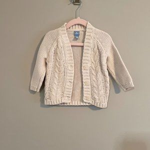 baby GAP 12-18m cardigan - beige